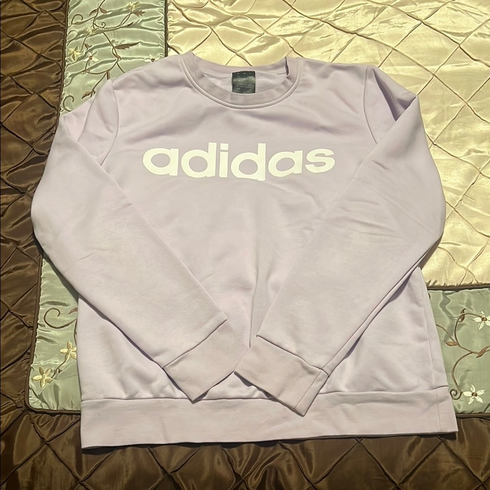 Adidas Lavender Crewneck Sweatshirt
